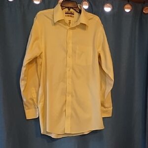Roundtree & Yorke Yellow Dress Shirt